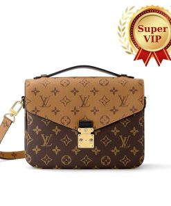 [Super Vip 1:1] Louis Vuitton Pochette Métis Monogram Reverse Canvas 25Cm M44876