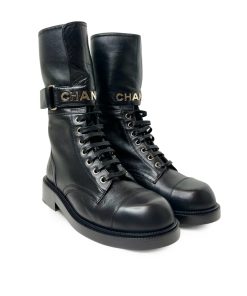 Alternative view of Chanel Short Black Biker Boot