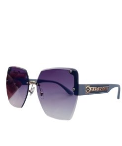 Louis Vuitton Rimless Gradient Purple Black Sunglasses