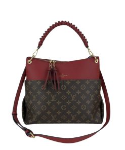 Alternative view of Louis Vuitton Maida Hobo Handbag Monogram Tuilerie Bezas Red 33Cm M43798