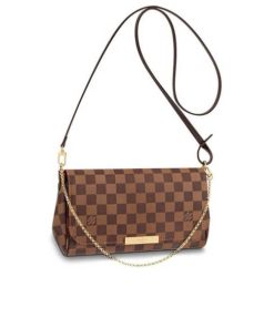 Louis Vuitton Favorite MM Damier Ebene Brown 25Cm N41129