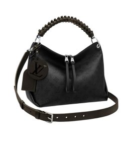 Alternative view of Louis Vuitton Beaubourg Hobo MM Mahina Black 32Cm M56073