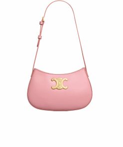 Alternative view of Celine Medium Tilly Bag In Shiny Rose 21Cm 115703Bf4 24Os