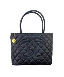 Alternative view of Chanel Medallion Tote Bag Black 30Cm