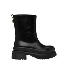 Alternative view of Valentino Garavani Black Roman Stud Boots