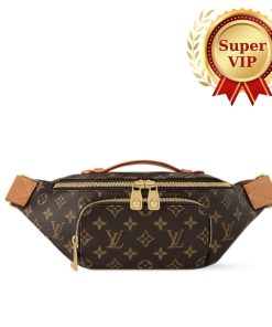 [Super Vip 1:1] Louis Vuitton Rush Fanny Pack Brown 30Cm M14019