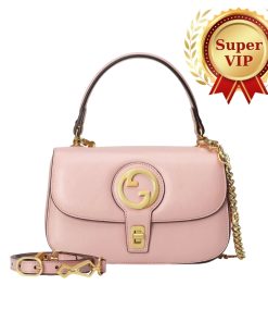 [Super Vip 1:1] Gucci Blondie Top Handle Bag Light Pink 23Cm 735101 Uxx0G 6910