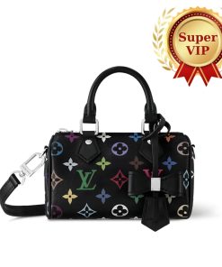 Alternative view of [Super Vip 1:1] Louis Vuitton X Murakami Nano Speedy Bag Black 16Cm M13406