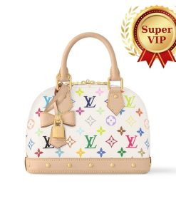 Alternative view of [Super Vip 1:1] Louis Vuitton X Takashi Murakami Alma BB Bag White Multicolor 23Cm M13078
