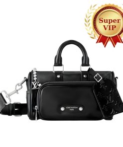 Alternative view of [Super Vip 1:1] Louis Vuitton Keepall Cargo Bandoulière 25 Lv Night Black 25Cm M13988