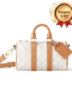 Alternative view of [Super Vip 1:1] Louis Vuitton Keepall Bandoulière 25 Off White 25Cm M15076