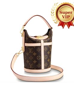 [Super Vip 1:1] Louis Vuitton Duffle Monogram Coated Canvas Beige 22Cm M43587