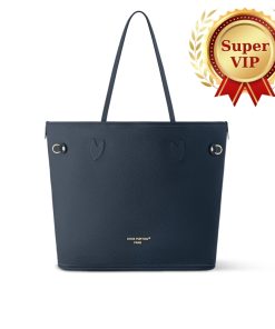 Alternative view of [Super Vip 1:1] Louis Vuitton Neverfull Inside Out MM Bag Navy Blue 31Cm M14994