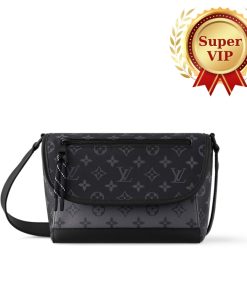 Alternative view of [Super Vip 1:1] Louis Vuitton Pulse Messenger Bag Monogram Black 26Cm M12681