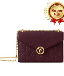 Alternative view of [Super Vip 1:1] Louis Vuitton Wallet On Chain Rosy Grenat Red 19Cm M25814