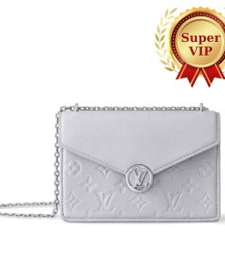 Alternative view of [Super Vip 1:1] Louis Vuitton Wallet On Chain Rosy Brume Gray 19Cm M13570