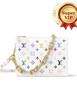 Alternative view of [Super Vip 1:1] Louis Vuitton X Murakami Coussin PM Bag White 26Cm M13233