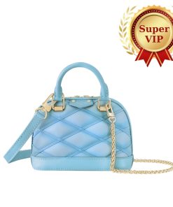 [Super Vip 1:1] Louis Vuitton Nano Alma Lagoon Blue 18Cm M83049