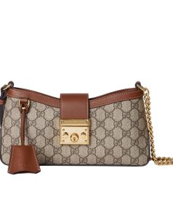 Alternative view of Gucci Padlock Small Shoulder Bag Brown 25Cm 811705 Khnkg 8534