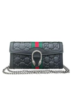 Alternative view of Gucci Women’S Dionysus Gg Supreme Chain Bag Black 19Cm