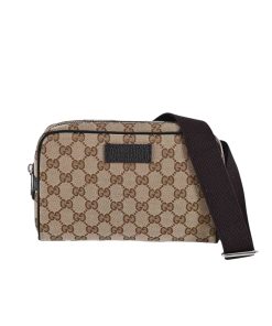 Alternative view of Gucci Gg Canvas Waistbag Beige Ebony 22Cm 449174 Ky9Kn 9886