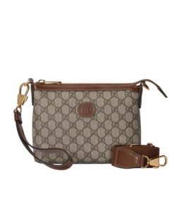 Alternative view of Gucci Messenger Bag With Interlocking G Beige 29Cm ‎760021 92Thg 8563