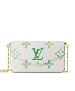 Alternative view of Louis Vuitton Félicie Pochette Green 21Cm M82965