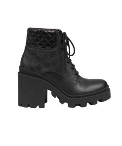 Alternative view of Gucci Gg Supreme Ankle Boots Black 659691 Uc810 1000