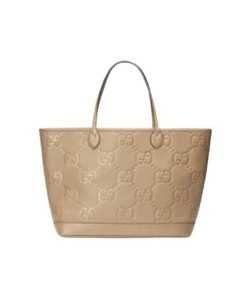 Alternative view of Gucci Jumbo Gg Large Tote Bag Taupe 40Cm 726755 Aaby0 2801