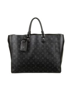 Alternative view of Louis Vuitton Monogram Eclipse Grand Sac Tote Black 40Cm