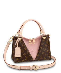 Alternative view of Louis Vuitton V Tote MM Brown And Pink 36Cm M43966