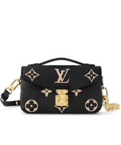 Alternative view of Louis Vuitton Pochette Métis East West Bag Black Beige 21Cm M46596