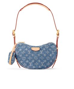 Alternative view of Louis Vuitton Croissant MM Monogram Denim 25Cm M46856