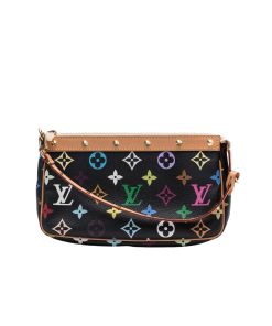 Alternative view of Louis Vuitton Pochette Accessoires Monogram Multicolore Black 22Cm