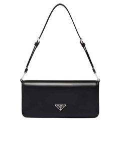 Alternative view of Prada Brushed Leather Prada Femme Bag Black 22Cm 1Bd323 Zo6 F0002 V Hoo