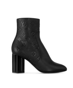 Alternative view of Louis Vuitton Silhouette Ankle Boot Black 1Abp9J