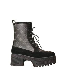 Louis Vuitton Laureate Platform Desert Boot Black