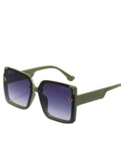 Alternative view of Louis Vuitton Monogram Square Glasses Green