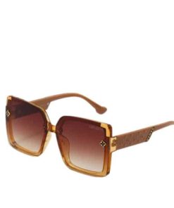 Louis Vuitton Monogram Square Glasses Brown