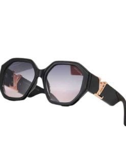 Alternative view of Louis Vuitton Lv Icon Round Glasses Black