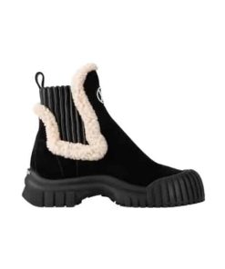 Alternative view of Louis Vuitton Ruby Flat Ankle Boot Shearling Black 1Ac7Ac