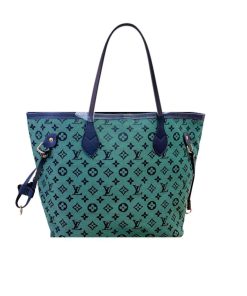 Louis Vuitton Neverfull Tote Monogram Blue 44Cm