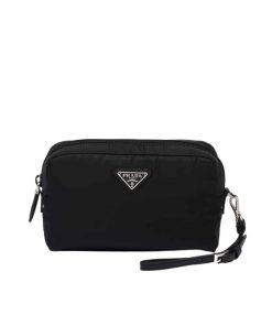 Prada Re Nylon Toiletry Bag Black 16Cm 1Ne021 R067 F0002