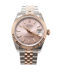 Alternative view of Rolex Oyster Perpetual Datejust Pink Dial With Silver And Everose Gold Strap 36Mm 126231 0017