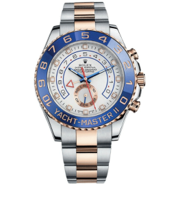 Rolex Oyster Yacht Master Ii 44Mm With Gold And Silver Strap 116681