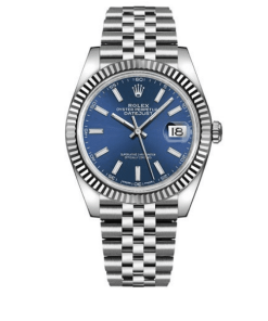 Alternative view of Rolex Datejust Jubilee Champagne Navy Blue 36Mm 126334 0002