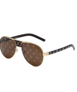 Louis Vuitton Logo Emstrongroidered Strongrown Monogram Sunglasses