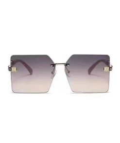 Alternative view of Louis Vuitton One Square Purple And Pink Sunglasses