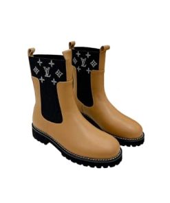 Alternative view of Louis Vuitton Lv Beaubourg Ankle Boot Monogram Brown