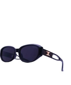 Alternative view of Celine Triomphe Hole Punch Sunglasses Black